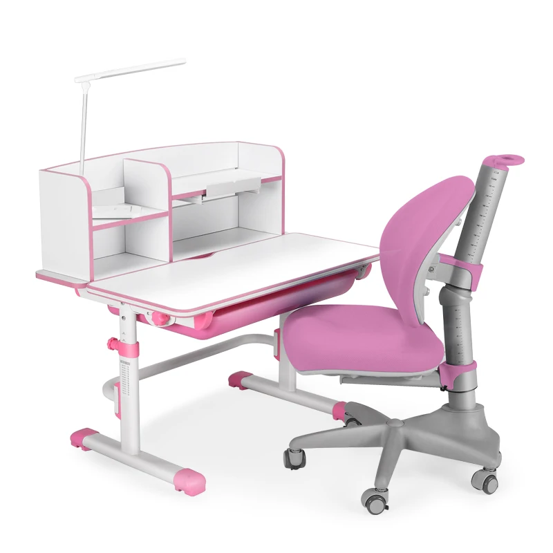 2020 New design Bookcase with kids study table elemetary children furniture