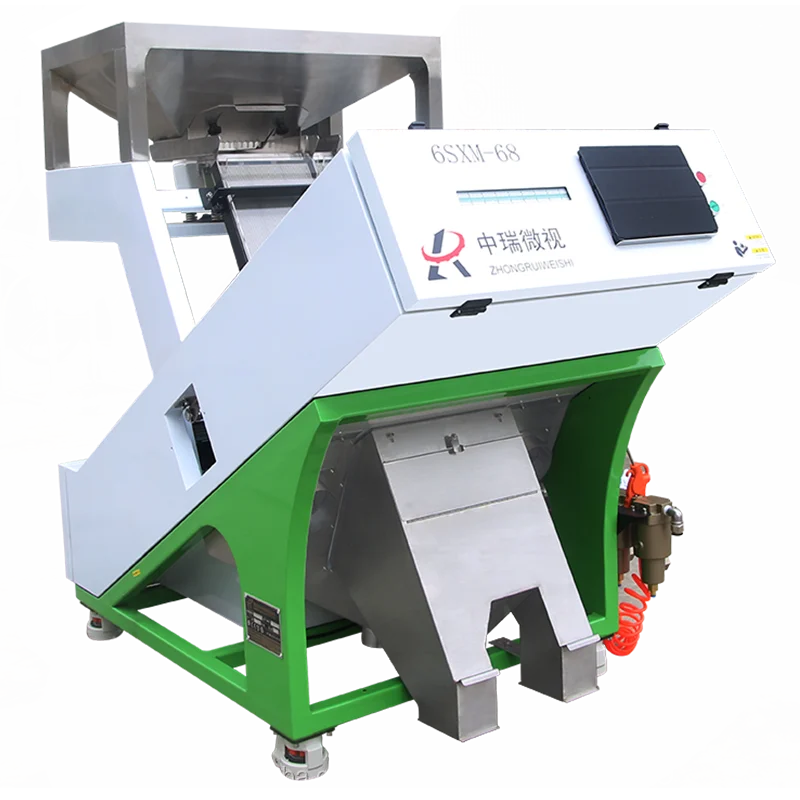 Современный CCD фотосепаратор для очистки и сортировки зерна и семян 6SXZ-68 Мини фотосепаратор ZRWS