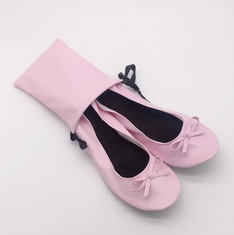 New OEM Design Wholesale Factory Direct Foldable Women Ballerina Flats Shoes