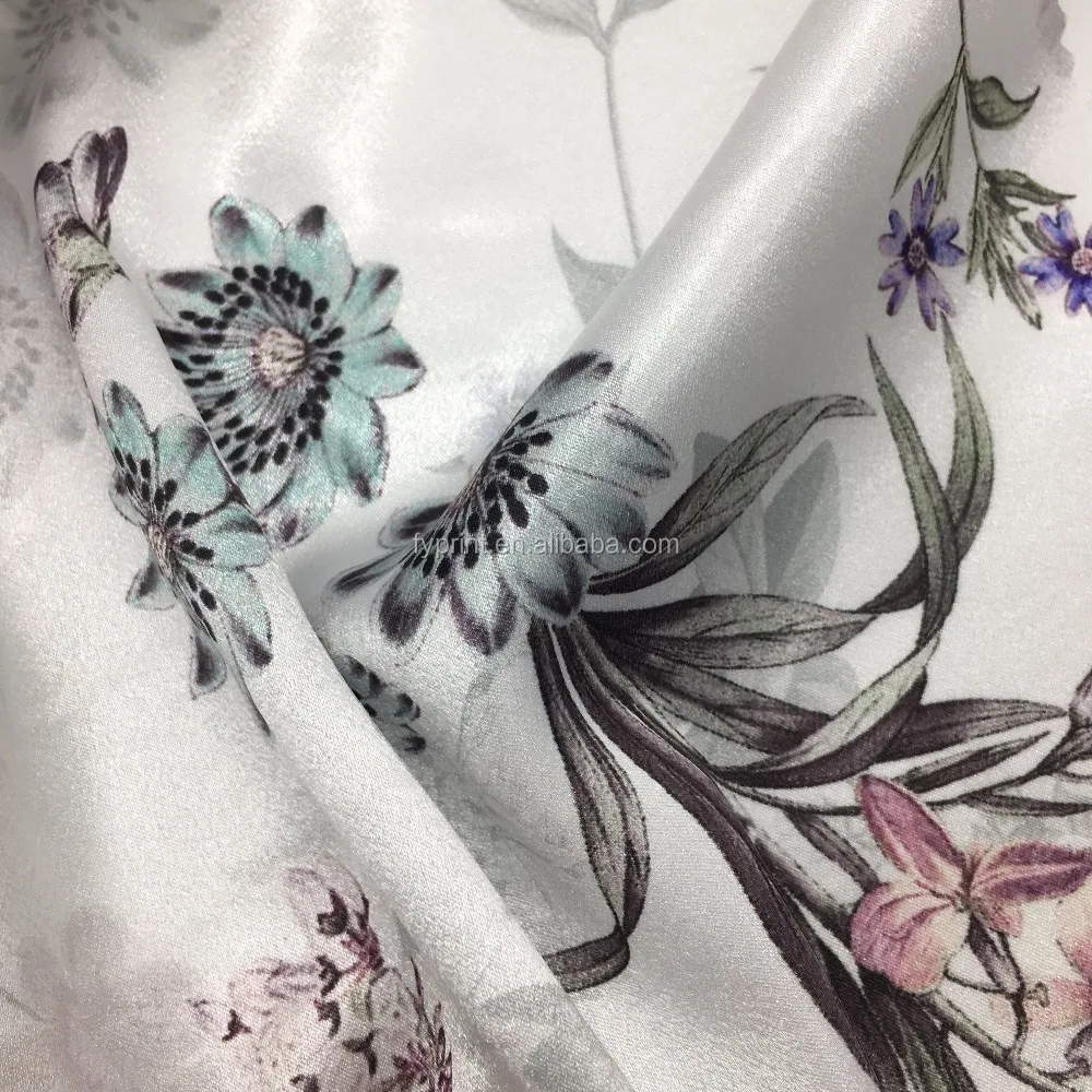 Chinese Manufacturer Custom Fabric Digital Printing Satin
