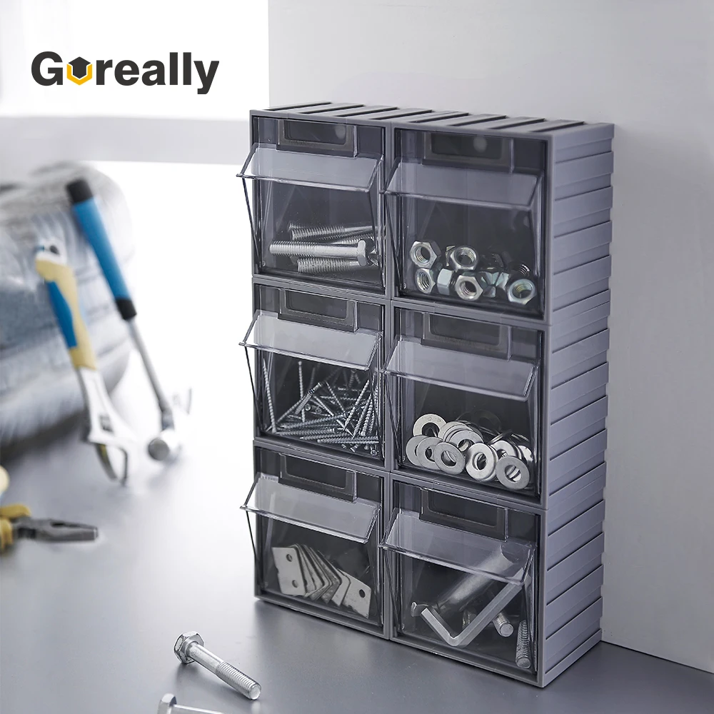 Hot new design plastic storage small parts cap screw organizer