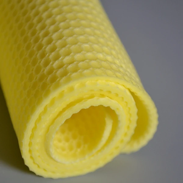 top design yellow waffle surface car care body cooling pva chamois towel