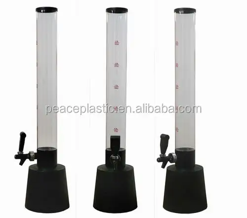 3litre tall long beer tube dispenser