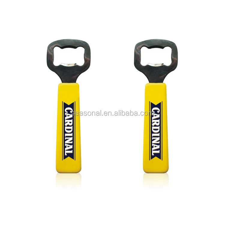 Customized or ready-made plastic handle beer opener