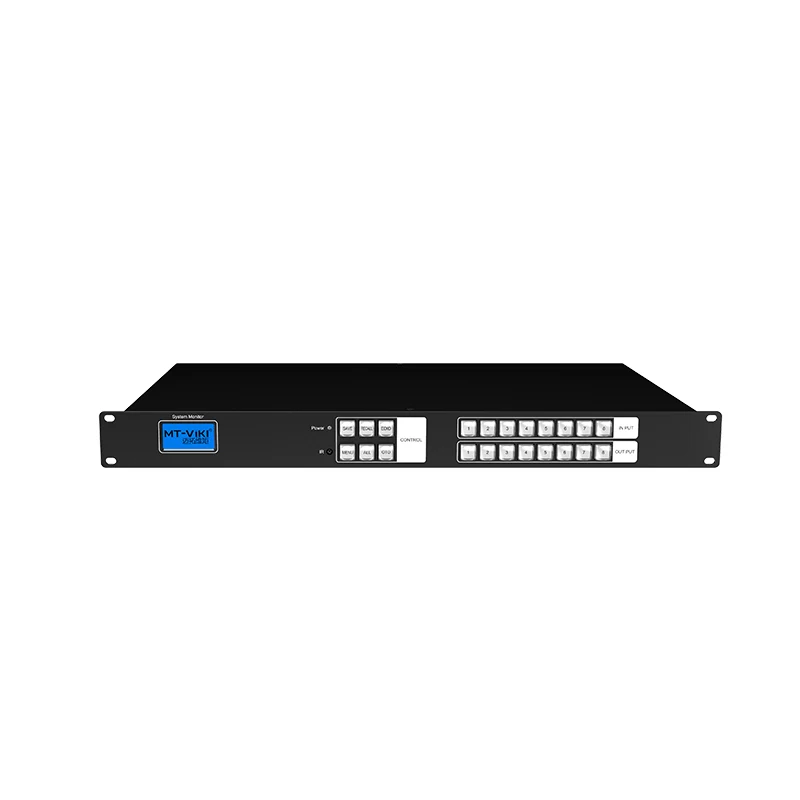 Smart HDCP EDID seamless 8x8 4k 8 in 8 out HDMI matrix switcher