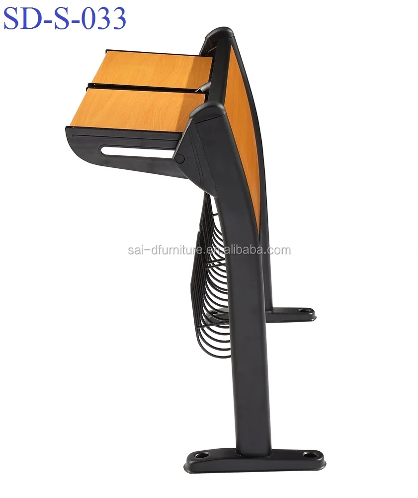 SD-S-033 College Classroom Furniture Used Wooden School Tables and Chair For College Students