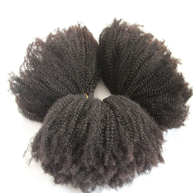 
Unprocessed Wholesale Yvonne Hair Afro Kinky Human Hair Can Dye and Bleach 