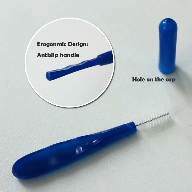 Flat Handle Interdental Toothbrush