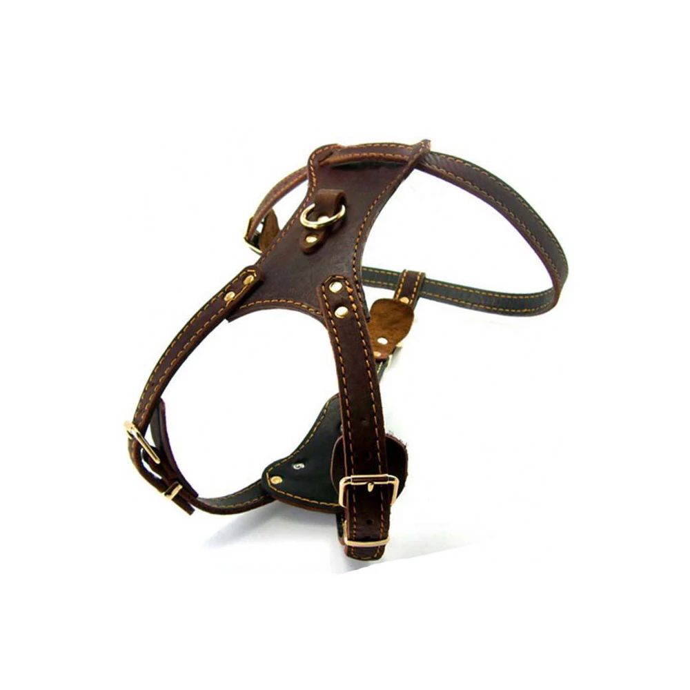 Индивидуальный профессиональный безопасный розовый Золотой симпатичный жгут для собак из натуральной кожи