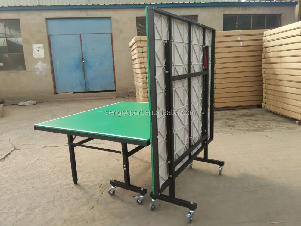 ITTF approved SMC outdoor Single folding movable table Table Tennis Table