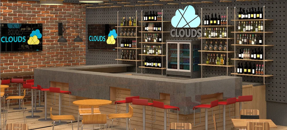 Wholesale commercial latest furniture villas office coffee fast food shop ktv room interior design