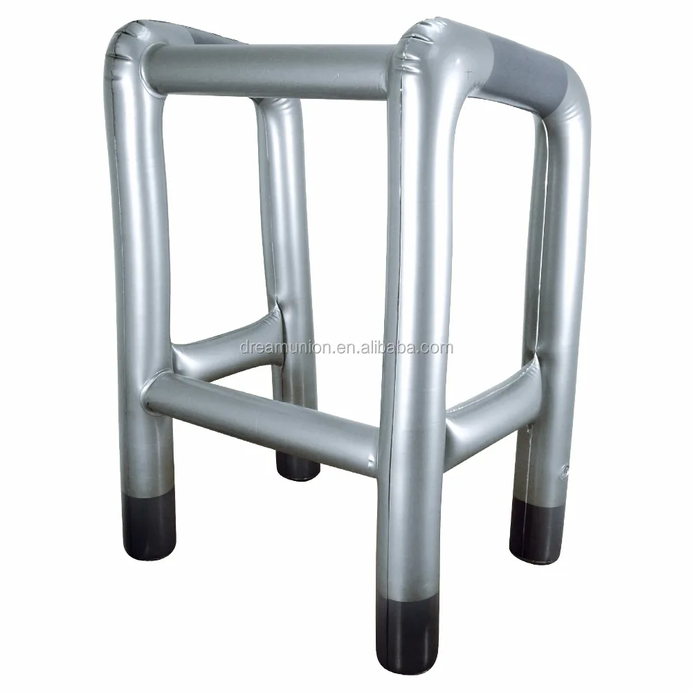 Inflatable Zimmer Walking Frame Blow Up Toy Novelty Joke Dress Up Night Fancy Accessory