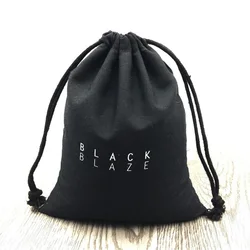 Wholesale Calico Cotton Muslin Drawstring Bag With Logo
