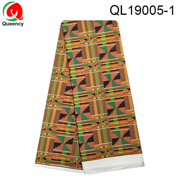 Queency Wholesale African Elastic jeset Fabric  Cotton Fabric Spandex nylon
