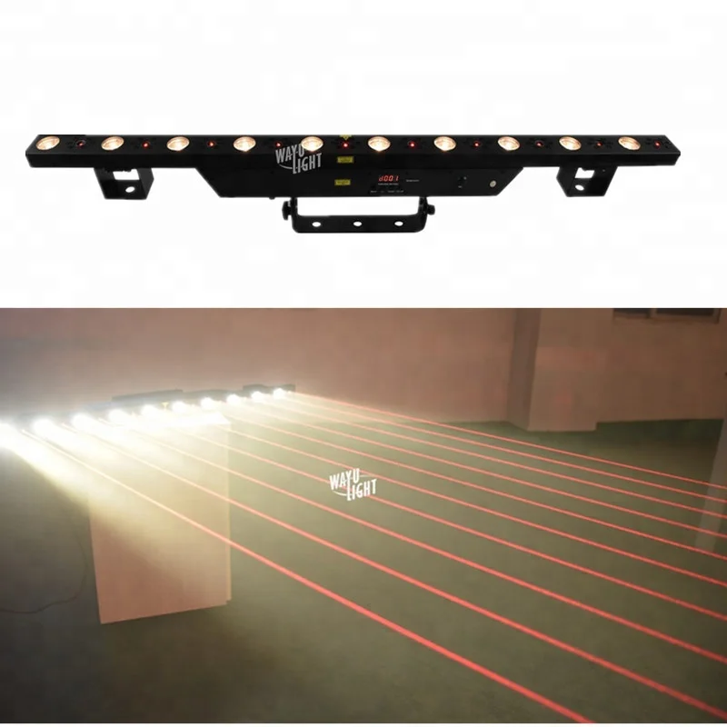 10 lens 2 in 1 laser+led beam array outdoor wedding bar disco stage light