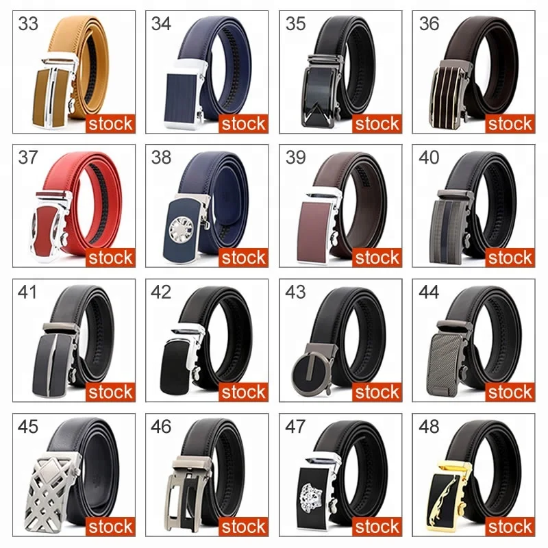 Whole Custom Logo Black Brown Men Pure Full Grain Genuine Leather Belt