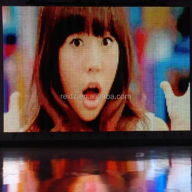 Concert stage full color video screen p25 mm programmable flexible led curtain display