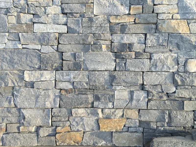 
factory sale cheap blue quartz natural concrete stone veneer and stone wall cladding(CZ-N72) 