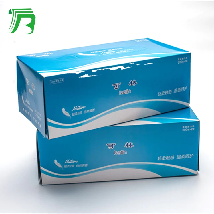 Wholesale cheap price with cube box paper facial tissue