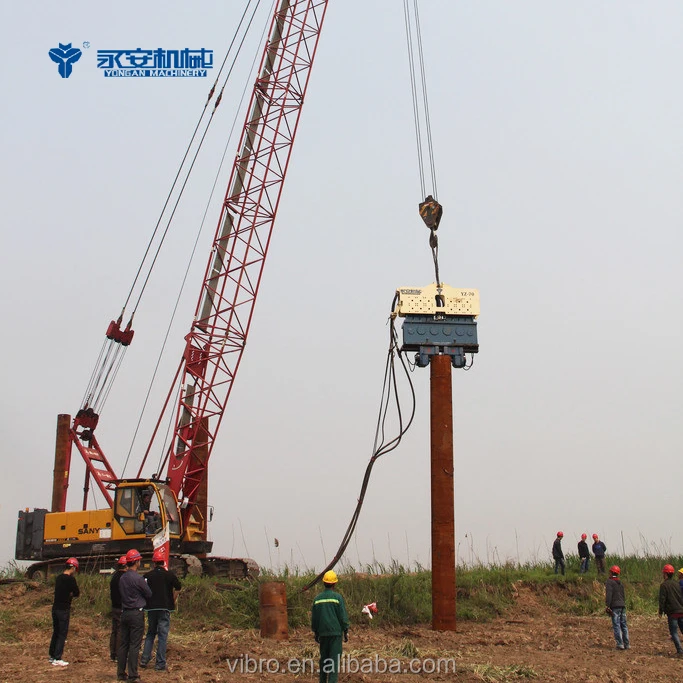 YZ-70 Pipe driving hammer pIling machine Sheet pile driving
