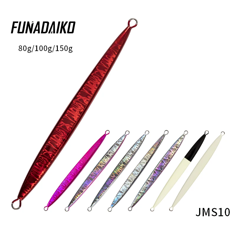 FUNADAIKO 500g heavy lead jig slow pitch jigging tuna lures luminous fishing lure jigging lures metal