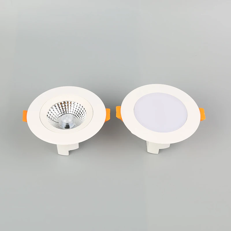 
Smd 2835 5w 7w 10w 15w 2.5 inch recessed led plastic downlight, certificate CE ROHS , 75mm cutout led raw material 