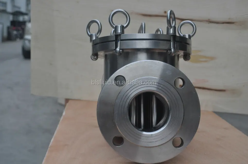 chocolate Magnetic filter, butter stainless steel basket strainer/industrial filter for food, cosmetics(Clamped and flanged)