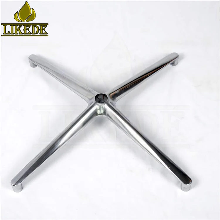 Factory outlets hot sale 4 feet swivel chair parts aluminum lounge chair swivel base revolving chair parts