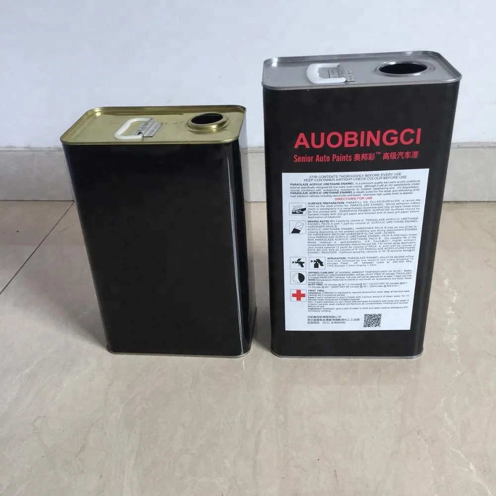 Black Gloss and Matte Finished F-Style Rectangular 4L/1 Gallon Motor Oil tin Cans Customized Available