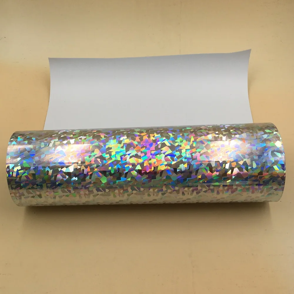 PET/PVC printable labels holographic paper