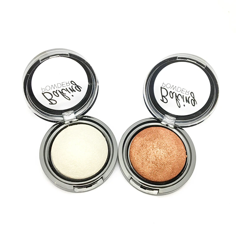 Newest Beauty Shimmer Baked Powder 2022 Popular Face Eyeshadow Highlighter Backed Powder