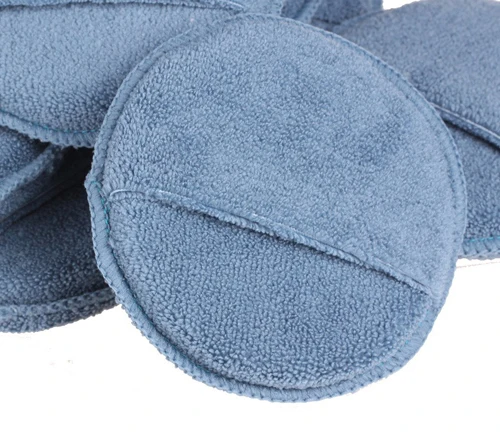 Car Microfiber Wax Applicator Pads , Pocket Car Cleaning Pads with 10Pcs