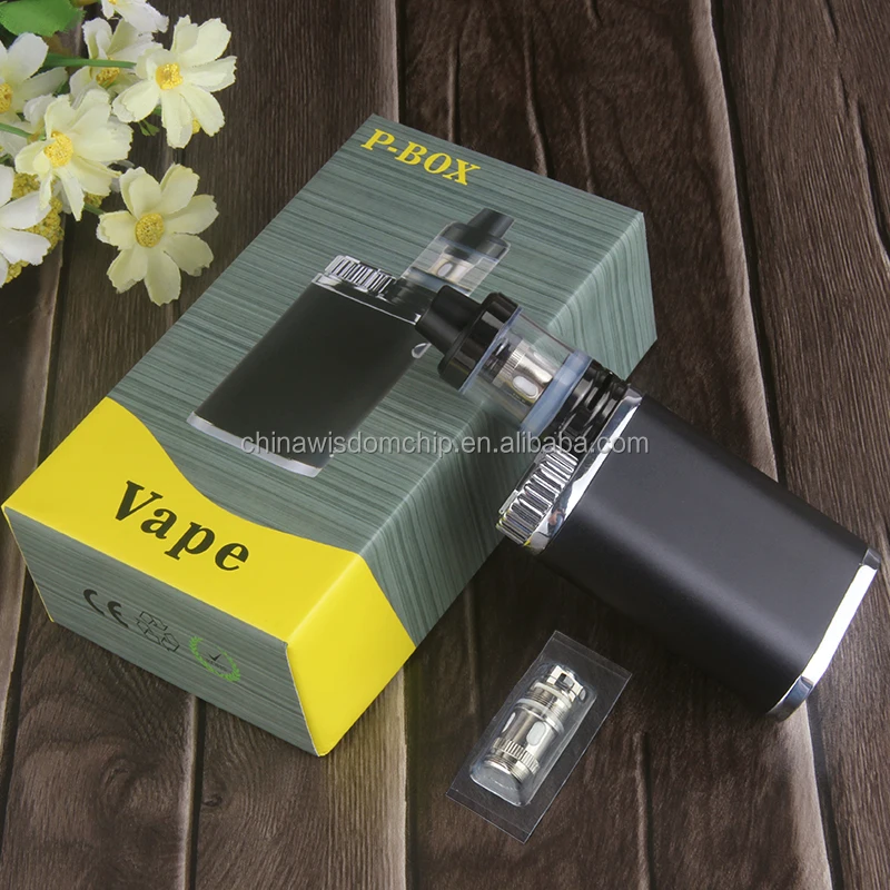 Wholesale P-BOX 50w high power electronic cigarette kit box vape