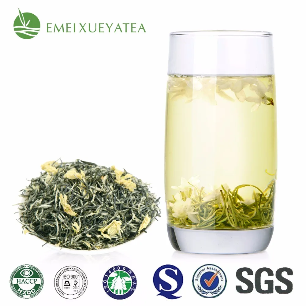 Certificated premium green energy herbal tea dried loose herbal tea leaves natural flower jasmine tea