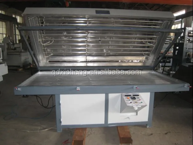 
MDF door making vacuum membrane press machine 