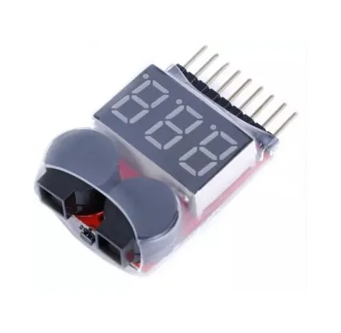 1-8S Lipo/li-ion/Fe RC вертолет самолет лодка и т. Д. Напряжение батареи 2 в 1 тестер низковольтный зуммер сигнализации