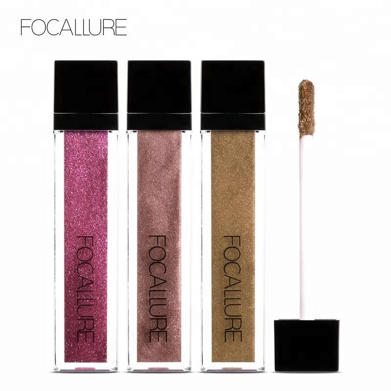 
Focallure Famous Brand New Luster Dazzling 10 Colors Fashion Glitter Eyeshadow Natural Organic Women Cosmetics 