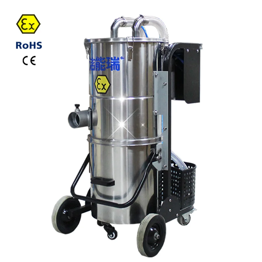 Aluminum powder and other chemical powder with Explosion proof industrial vacuum cleaner