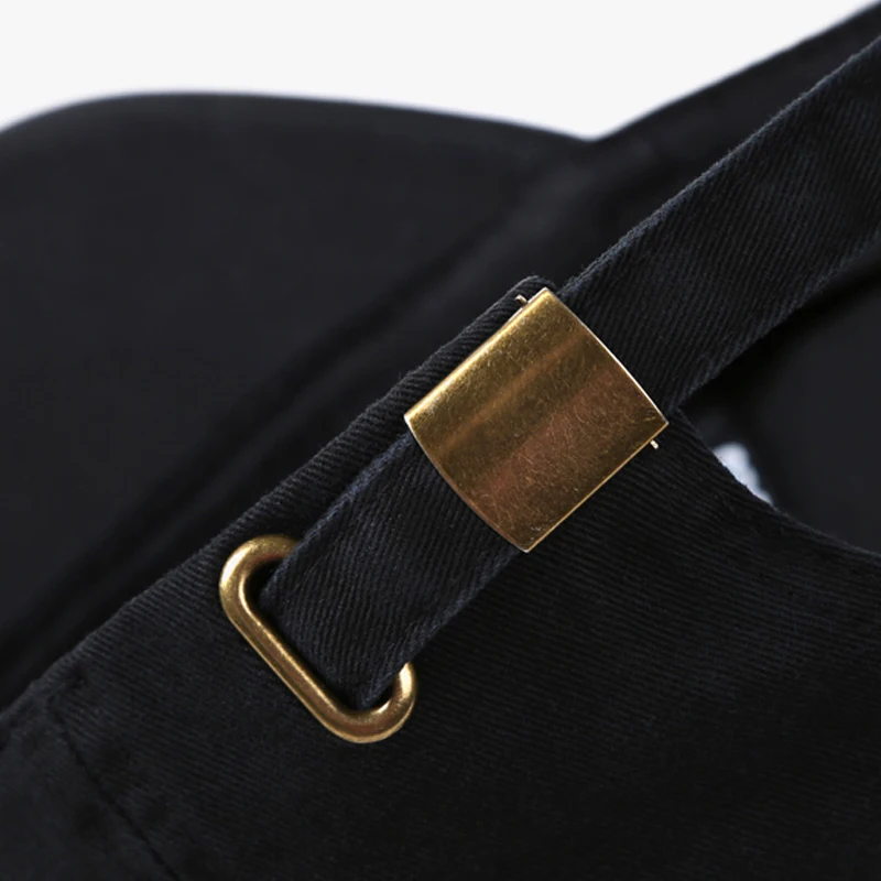 Men s Dad Hats Black Plain