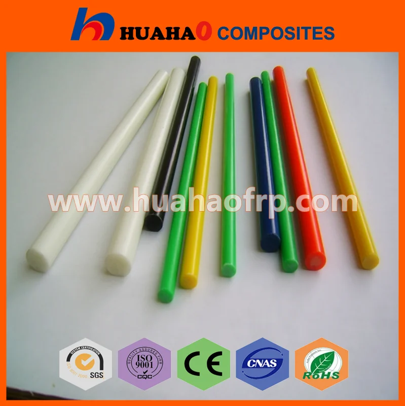 Стеклопластик арматуры, Высокая Прочность Красочные УФ Прочный Пултрузионный Производитель
