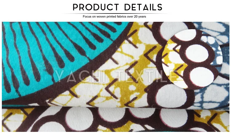 100% cotton african wax print fabric for clothes