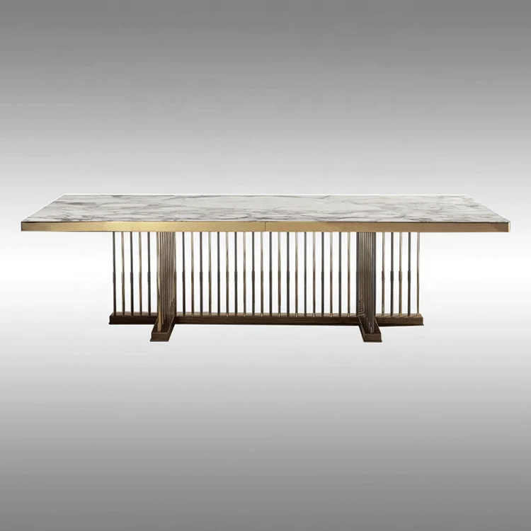 2019 Side table marble modern simle european dining table restaurant, hotel, apartment  from Shunde foshan furniture factory