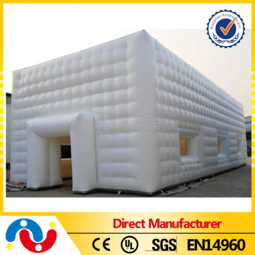 Large waterproof white pvc tarpaulin inflatable tents for wholesale from factory