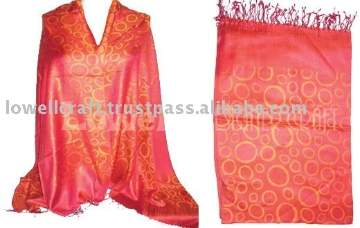 Жаккардовый кашемировый шарф из 100% чистого кашемира и шали пашмины