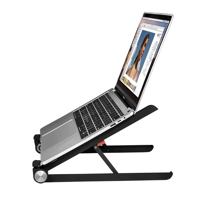 
Portable Home PC Bracket Plastic Laptop Holder Adjustable Stand For Notebook MAC 