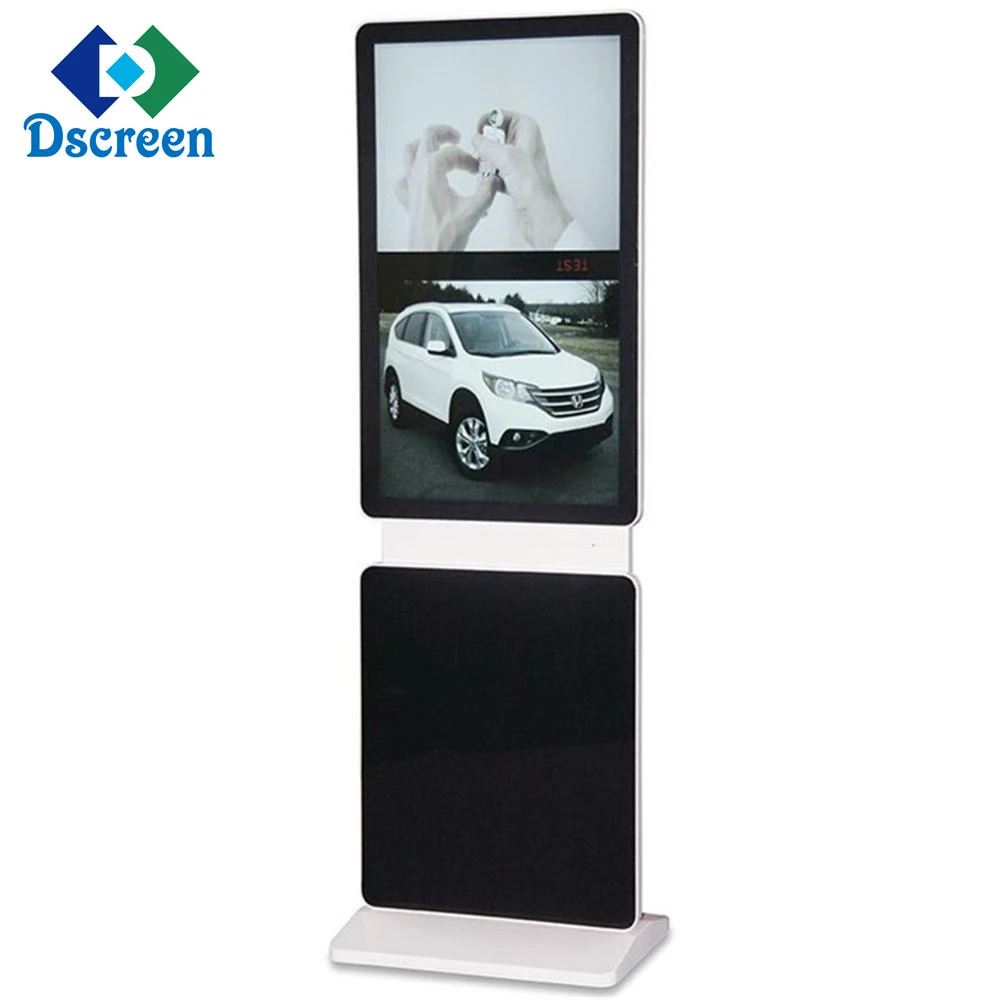 Dscreen Multi Touch Screen Kiosk Floor Standing Photo Booth Kiosk Rotation Advertising Kiosk