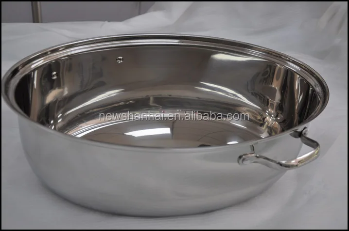 Oval roaster pan stainless steel 304 oval grilled chicken plate for Kitchenware