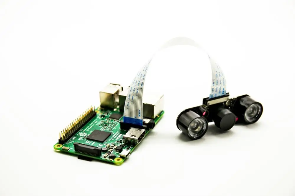 ODSEVEN  Night Vision 5MP OV5647 CMOS Webcam Video 1080p Camera Module for Raspberry Pi 3