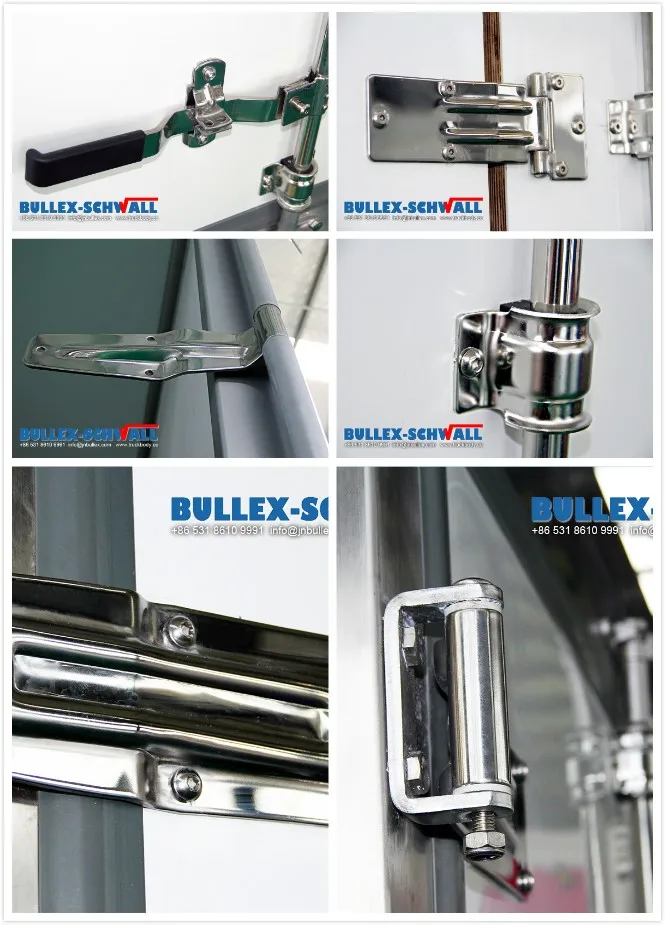 German Quality Bullex Refrigerated Truck Body Freezer Box Kits Sandwich Panels