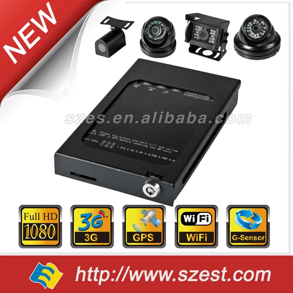  3G 4G wifi gps слежение за транспортным средством g-сенсор 4CH Full HD Мобильный автомобильный видеорегистратор
